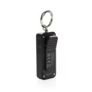 Breloc cu alarma personala reincarcabila prin USB-C, Everestus, 2610E18116, 7.5x3x2.4 cm, ABS, Negru