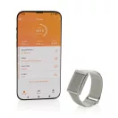 Dispozitiv portabil de monitorizare a sanatatii, Everestus, 2610E17607, 4.2x2.7x0.8 cm, ABS, Zinc, Gri