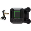 Boxa portabila, 2000 mAh, 5 W, Wireless, 2410E24527, Everestus, 15.1 x 12.3 x 14.6 cm, ABS, Negru