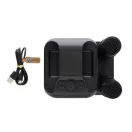 Boxa portabila, 2000 mAh, 5 W, Wireless, 2410E24527, Everestus, 15.1 x 12.3 x 14.6 cm, ABS, Negru