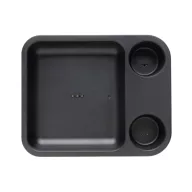   Boxa portabila, 2000 mAh, 5 W, Wireless, 2410E24527, Everestus, 15.1 x 12.3 x 14.6 cm, ABS, Negru