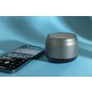 Boxa portabila, 500 mAh, 3 W, Wireless, 2410E24500, Everestus, 7.9 x 7.9 x 6.2 cm, ABS, Gri
