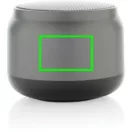 Boxa portabila, 500 mAh, 3 W, Wireless, 2410E24500, Everestus, 7.9 x 7.9 x 6.2 cm, ABS, Gri
