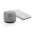 Boxa portabila, 500 mAh, 3 W, Wireless, 2410E24500, Everestus, 7.9 x 7.9 x 6.2 cm, ABS, Gri