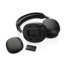Casti over the ear, Everestus, 2610E18054, Wireless, 20.5x17x8.2 cm, ABS, Poliuretan, Negru