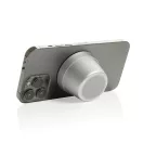 Boxa portabila magnetica, XD, 2610E18813, 500 mAh, 5W, Wireless, 6x6x3.9 cm, Aluminiu, ABS, Argintiu