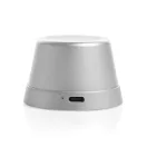 Boxa portabila magnetica, XD, 2610E18813, 500 mAh, 5W, Wireless, 6x6x3.9 cm, Aluminiu, ABS, Argintiu