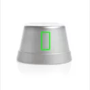 Boxa portabila magnetica, XD, 2610E18813, 500 mAh, 5W, Wireless, 6x6x3.9 cm, Aluminiu, ABS, Argintiu