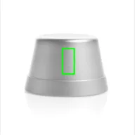   Boxa portabila magnetica, XD, 2610E18813, 500 mAh, 5W, Wireless, 6x6x3.9 cm, Aluminiu, ABS, Argintiu