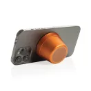 Boxa portabila magnetica, XD, 2610E18812, 500 mAh, 5W, Wireless, 6x6x3.9 cm, Aluminiu, ABS, Portocaliu