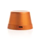 Boxa portabila magnetica, XD, 2610E18812, 500 mAh, 5W, Wireless, 6x6x3.9 cm, Aluminiu, ABS, Portocaliu