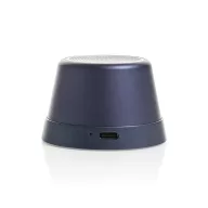   Boxa portabila magnetica, XD, 2610E18811, 500 mAh, 5W, Wireless, 6x6x3.9 cm, Aluminiu, ABS, Albastru