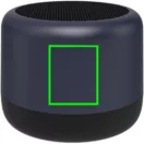 Boxa portabila cu baterie detasabila, XD, 2610E18818, 3W, Wireless, 7.9x7.9x6.2 cm, ABS, Albastru