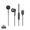 Casti in ear, earbuds, Urban Vitamin, 2610E18055, Cu fir, 1.6x1.5x3 cm, ABS, Negru