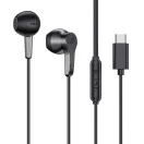 Casti in ear, earbuds, Urban Vitamin, 2610E18055, Cu fir, 1.6x1.5x3 cm, ABS, Negru