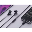 Casti in ear, earbuds, Urban Vitamin, 2610E18055, Cu fir, 1.6x1.5x3 cm, ABS, Negru