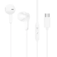   Casti in ear, earbuds, Urban Vitamin, 2610E18057, Cu fir, 1.6x1.5x3 cm, ABS, Alb