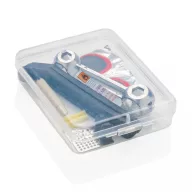   Trusa de reparat biciclete, 14 piese, Everestus, 22FEB0678, 11x9x2.7 cm, Polipropilena, Transparent