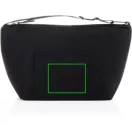 Geanta termoizolanta 6L, XD, 2610E19149, Cu inchidere cu fermoar, 25x15.5x22 cm, Nylon, PEVA, Negru