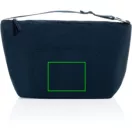 Geanta termoizolanta 6L, XD, 2610E19151, Cu inchidere cu fermoar, 25x15.5x22 cm, Nylon, PEVA, Albastru Navy