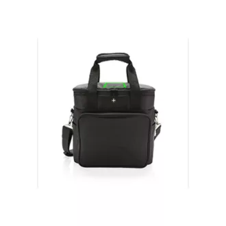   Geanta termoizolanta pentru 20 doze, Swiss Peak, CR, poliester 1680D si 600D, peva, negru