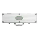 Set accesorii gratar 3 piese in cutie de aluminiu, Everestus, BB, otel inoxidabil, argintiu