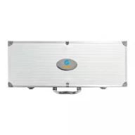   Set accesorii gratar 12 piese in cutie de aluminiu, Everestus, BQ, otel inoxidabil, argintiu