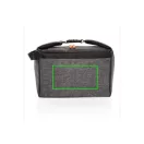 Geanta termoizolanta pentru 6 doze, buzunar frontal, Everestus, 20IAN453, Poliester, ABS, Gri