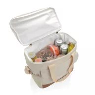   Geanta termoizolanta, Everestus, 18SEP4084, 15 l, 32x29x18.5 cm, Bumbac, Peva, Alb