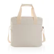   Geanta termoizolanta, Everestus, 18SEP4084, 15 l, 32x29x18.5 cm, Bumbac, Peva, Alb