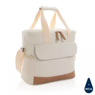   Geanta termoizolanta, Everestus, 18SEP4084, 15 l, 32x29x18.5 cm, Bumbac, Peva, Alb