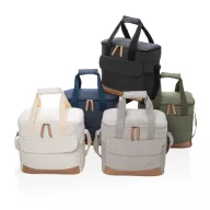   Geanta termoizolanta, Everestus, 18SEP4084, 15 l, 32x29x18.5 cm, Bumbac, Peva, Alb