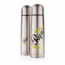 Termos 500 ml, perete dublu, Everestus, 20IAN2508, Argintiu, Otel, Polipropilena