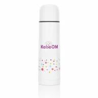   Termos 500 ml, perete dublu, Everestus, 20IAN2507, Alb, Otel, Polipropilena