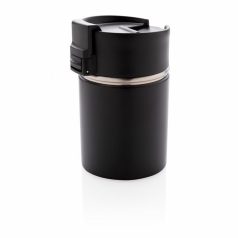   Cana termoizolanta 220 ml, fara scurgeri, cu invelis ceramic, XD, BA, otel inoxidabil, pp, negru