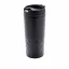 Cana 300 ml eleganta cu forma geometrica, Everestus, GC03, otel inoxidabil, polipropilena, negru