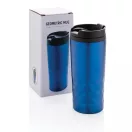 Cana 300 ml eleganta cu forma geometrica, Everestus, GC01, otel inoxidabil, polipropilena, albastru