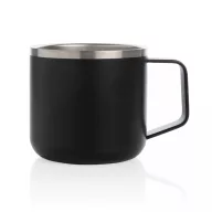   Cana camping, 21MAR2709, 350 ml, 11.7xØ 6.7 cm, Everestus, Otel, Negru