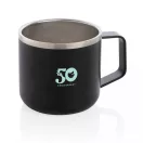 Cana camping, 21MAR2709, 350 ml, 11.7xØ 6.7 cm, Everestus, Otel, Negru