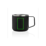   Cana camping, 21MAR2709, 350 ml, 11.7xØ 6.7 cm, Everestus, Otel, Negru