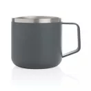 Cana termos camping, 21MAR2712, 350 ml, 11.7xØ 6.7 cm, Everestus, Otel, Gri
