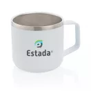 Cana camping, 21MAR2713, 350 ml, 11.7xØ 6.7 cm, Everestus, Otel, Alb