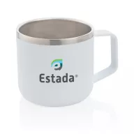   Cana camping, 21MAR2713, 350 ml, 11.7xØ 6.7 cm, Everestus, Otel, Alb