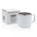Cana camping, 21MAR2713, 350 ml, 11.7xØ 6.7 cm, Everestus, Otel, Alb