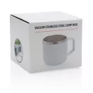 Cana camping, 21MAR2713, 350 ml, 11.7xØ 6.7 cm, Everestus, Otel, Alb