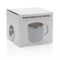   Cana camping, 21MAR2713, 350 ml, 11.7xØ 6.7 cm, Everestus, Otel, Alb