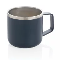   Cana camping, 21MAR2710, 350 ml, 11.7xØ 6.7 cm, Everestus, Otel, Albastru
