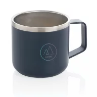   Cana camping, 21MAR2710, 350 ml, 11.7xØ 6.7 cm, Everestus, Otel, Albastru