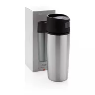   Cana de calatorie auto 300 ml, fara scurgeri, XD, AO, pp, otel inoxidabil, argintiu
