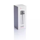 Cana de calatorie auto 300 ml, fara scurgeri, XD, AO, pp, otel inoxidabil, argintiu